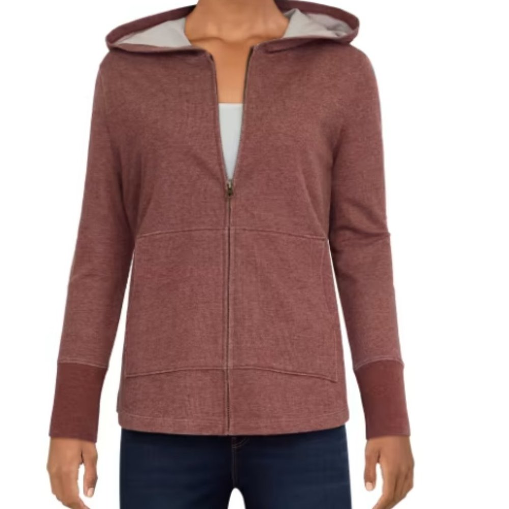 Natural Reflections Burnout Long-Sleeve Hoodie